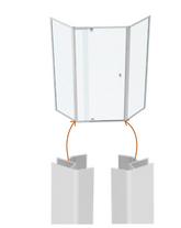 135 Degrees framed adaptor kit - 2 Pack, use with our Adjustable Semi Frameless Screens
